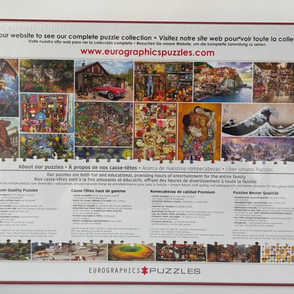 Brand New ! Eurographics Puzzle - 1000 -Old Town Living - Picture 2 of 5